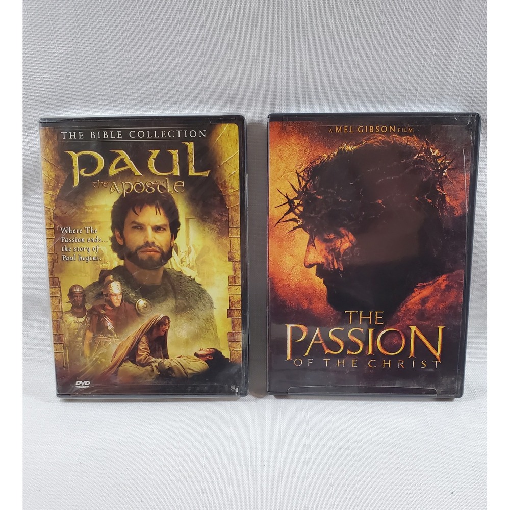 The‎ Passion of the Christ & Paul the Apostle DVD Bundle Bible Movies New/Sealed